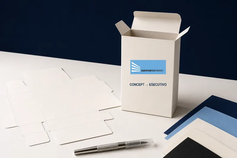 Packaging San Marco Vision con la dicitura Concept verso esecutivo